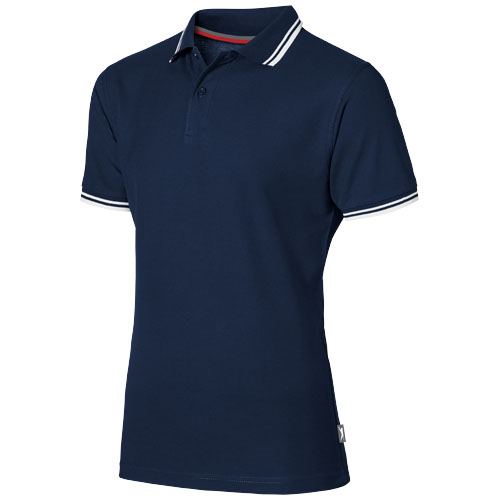Slazenger Deuce Short Sleeve Men'S Polo With Tipping - Navy
