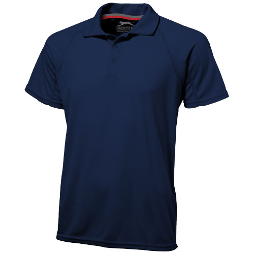 Slazenger Game Short Sleeve Men'S Cool Fit Polo - Navy