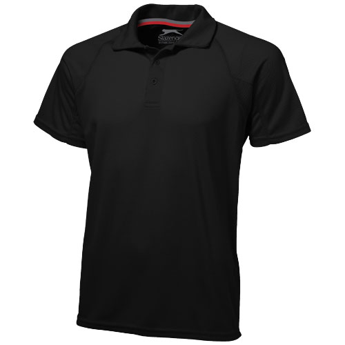 Slazenger Game Short Sleeve Men'S Cool Fit Polo - Black
