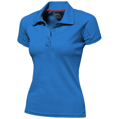 Slazenger Game Short Sleeve Women'S Cool Fit Polo - Sky Blue