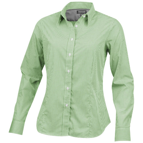Slazenger Net Long Sleeve Ladies Shirt - Green