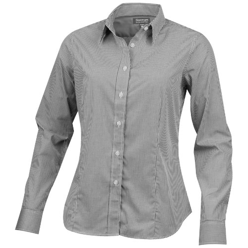 Slazenger Net Long Sleeve Ladies Shirt - Grey