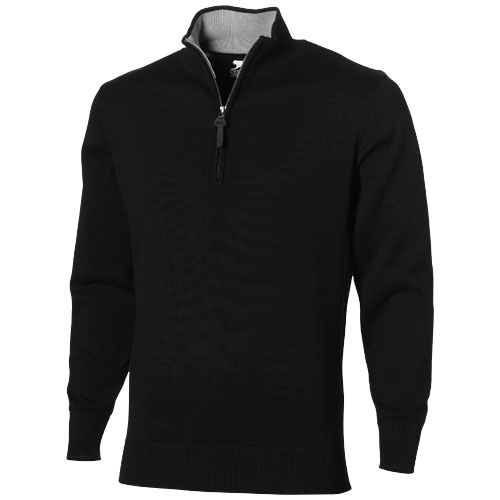 Slazenger Set Quarter Zip Pullover - Black