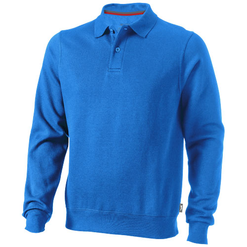 Slazenger Referee Polo Sweater - Sky Blue