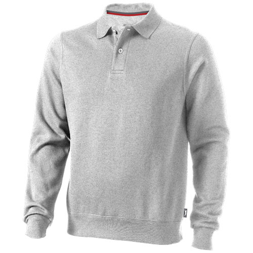 Slazenger Referee Polo Sweater - Grey Melange