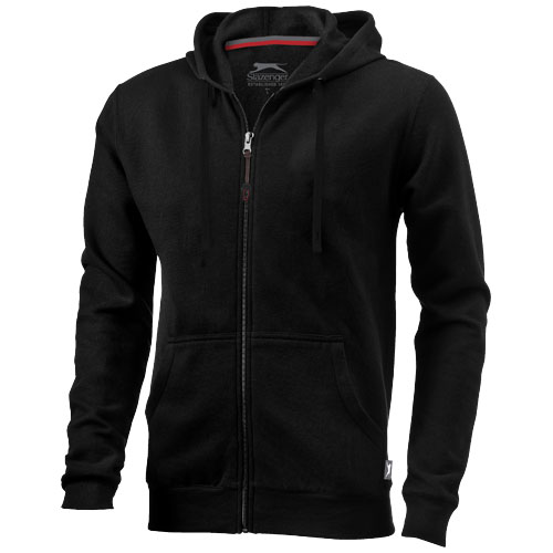 Slazenger Open Full Zip Hooded Sweater - Black