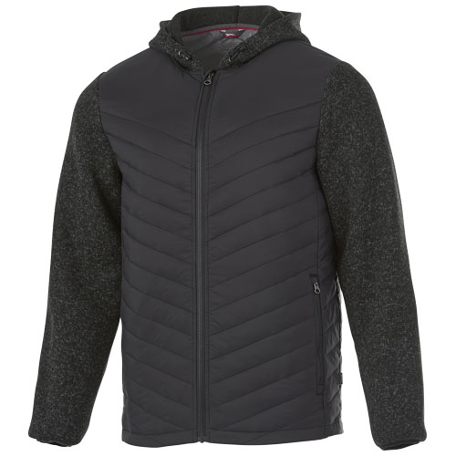 Slazenger Hutch Insulated Hybrid Jacket - Heather Smoke