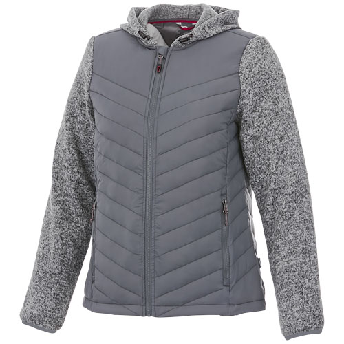 Slazenger Hutch Women'S Hybrid Insulated Jacket - Grey
