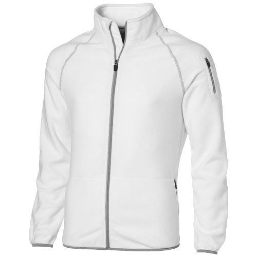 Slazenger Drop Shot Full Zip Micro Fleece Jacket - White