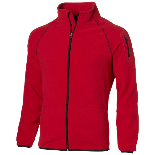 Slazenger Drop Shot Full Zip Micro Fleece Jacket - Red