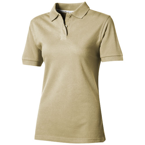 Slazenger Forehand Short Sleeve Ladies Polo - Khaki