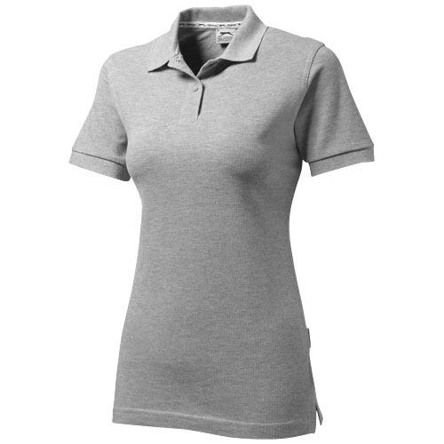 Slazenger Forehand Short Sleeve Ladies Polo - Sport Grey