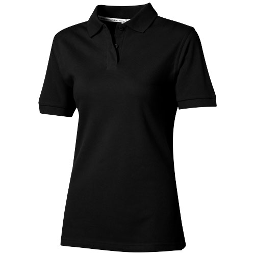 Slazenger Forehand Short Sleeve Ladies Polo - Black