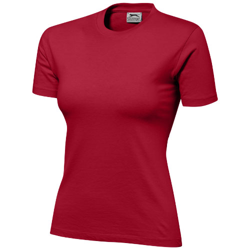 Slazenger Ace Short Sleeve Women'S T-Shirt - Dark Red