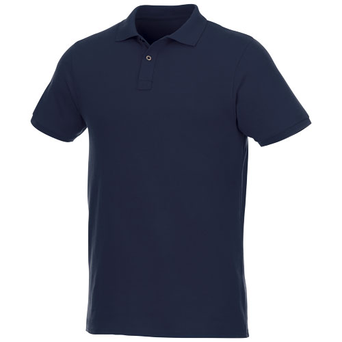 Beryl Short Sleeve Men'S Gots Organic Grs Recycled Polo - Navy