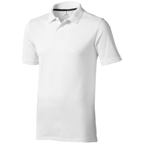 Calgary Short Sleeve Men'S Polo - White
