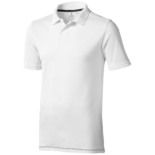 Calgary Short Sleeve Men'S Polo - White, Navy