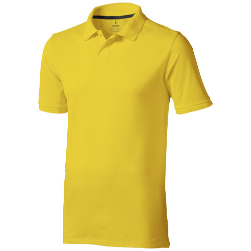 Calgary Short Sleeve Men'S Polo - Yellow