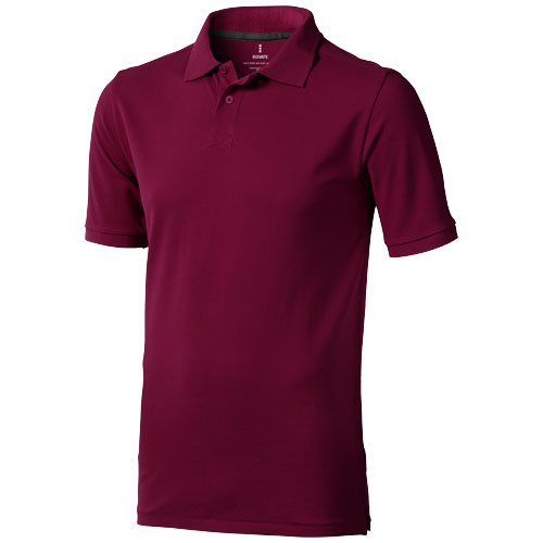 Calgary Short Sleeve Men'S Polo - Burgundy