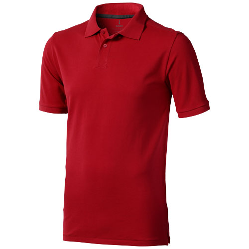 Calgary Short Sleeve Men'S Polo - Red