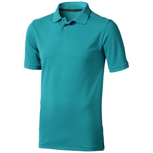 Calgary Short Sleeve Men'S Polo - Aqua