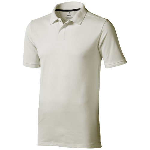 Calgary Short Sleeve Men'S Polo - Light Grey