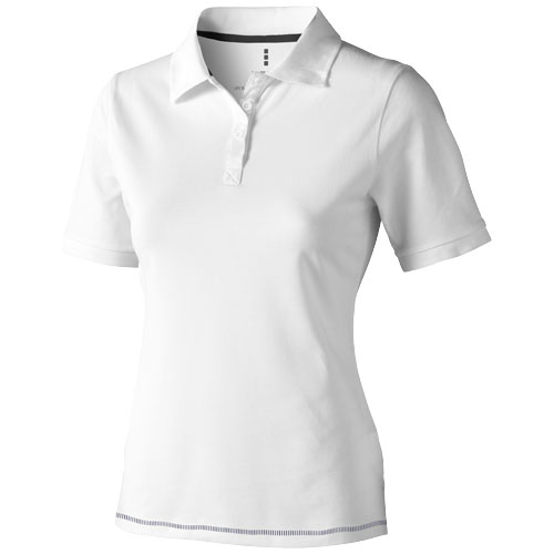 Calgary Short Sleeve Women'S Polo - White, Navy
