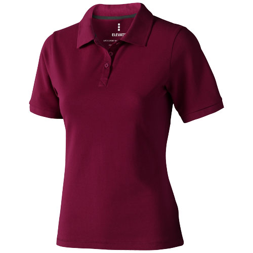 Calgary Short Sleeve Women'S Polo - Burgundy