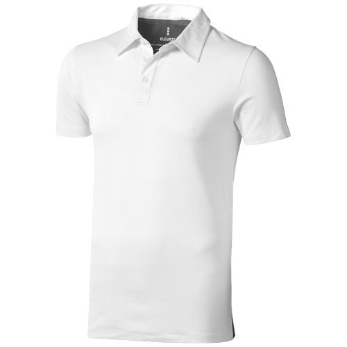 Markham Short Sleeve Men'S Stretch Polo - White