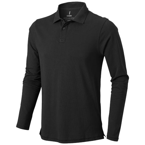 Oakville Long Sleeve Men'S Polo - Anthracite