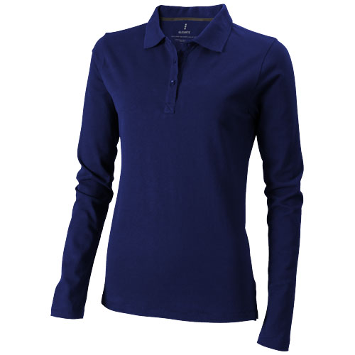 Oakville Long Sleeve Women'S Polo - Navy