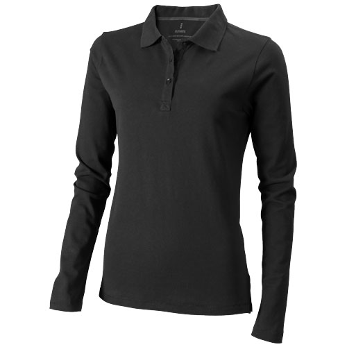 Oakville Long Sleeve Women'S Polo - Anthracite