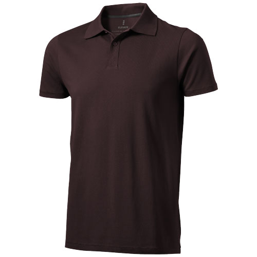 Seller Short Sleeve Men'S Polo - Chocolate Brown