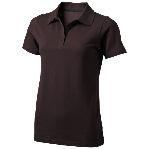 Seller Short Sleeve Women'S Polo - Chocolate Brown
