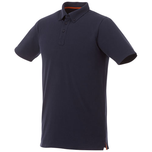 Atkinson Short Sleeve Button-Down Men'S Polo - Navy