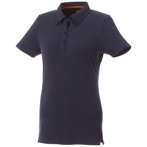 Atkinson Short Sleeve Button-Down Women'S Polo - Navy