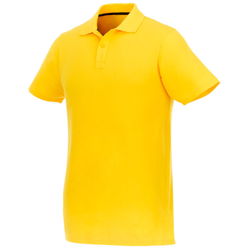 Helios Short Sleeve Men'S Polo - Yellow
