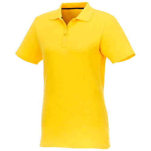 Helios Short Sleeve Women'S Polo - Yellow