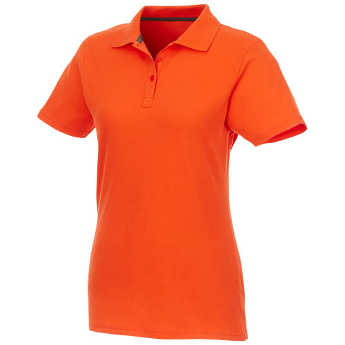 Helios Short Sleeve Women'S Polo - Orange