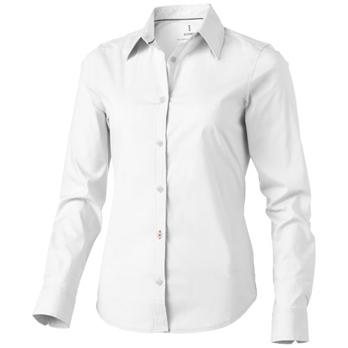 Hamilton Long Sleeve Ladies Shirt - White
