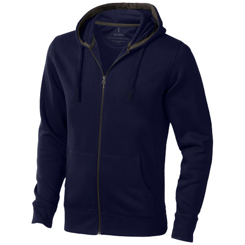 Arora Hooded Full Zip Sweater - Navy