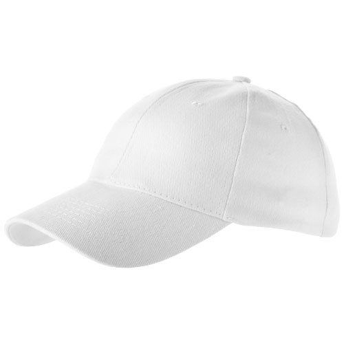 Bryson 6 Panel Cap - White