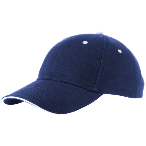 Brent 6 Panel Sandwich Cap - Navy