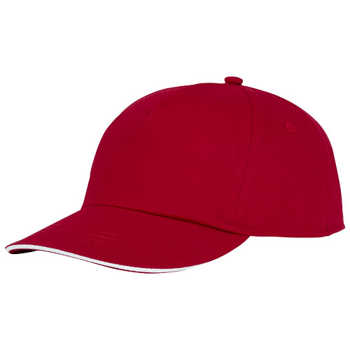 Styx 5 Panel Sandwich Cap - Red