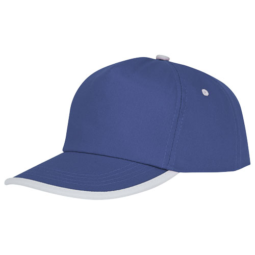 Nestor 5 Panel Cap With Piping - Blue, White