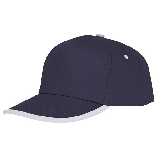 Nestor 5 Panel Cap With Piping - Navy, White