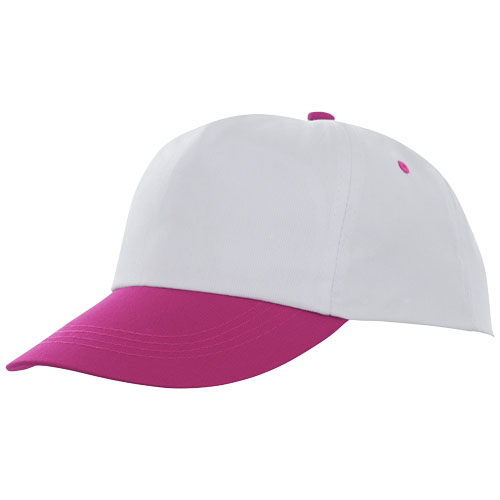 Icarus 5 Panel Duotone Cap - Magenta, White