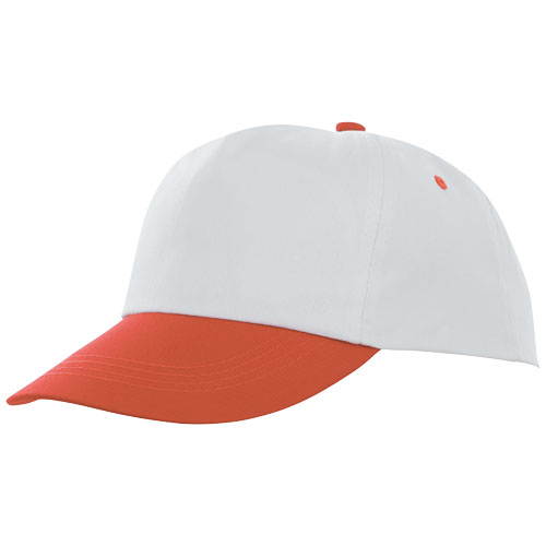 Icarus 5 Panel Duotone Cap - Orange, White