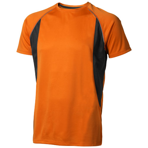 Quebec Short Sleeve Men'S Cool Fit T-Shirt - Orange, Anthracite
