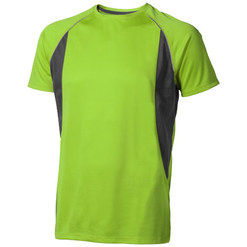 Quebec Short Sleeve Men'S Cool Fit T-Shirt - Apple Green, Anthracite